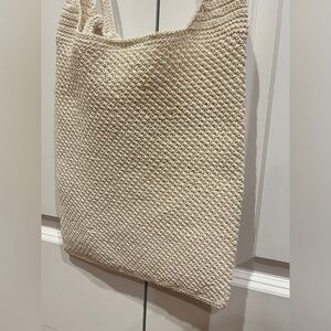 Crochet Knit Shoulder Tote Bag